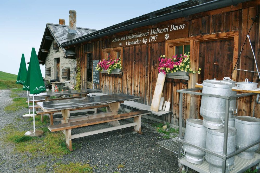 Clavadeler Alp mit Schaukäserei