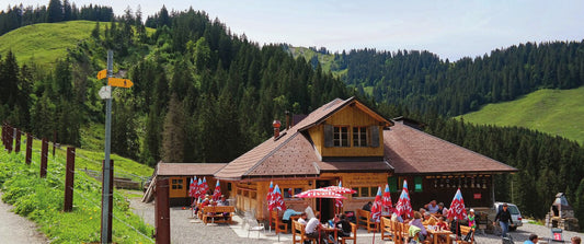 Buvette des Sattels – Alpbeizli, Aussenansicht