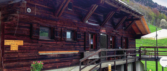 Buvette des Seythours – Alpbeizli, Aussenansicht